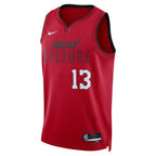Bam Adebayo Miami Heat Nike Unisex 2024/25 Swingman Player Jersey - City Edition - Red