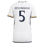 Jude Bellingham Los Merengues adidas Women's 2023/24 Home Replica Jersey - White/Navy