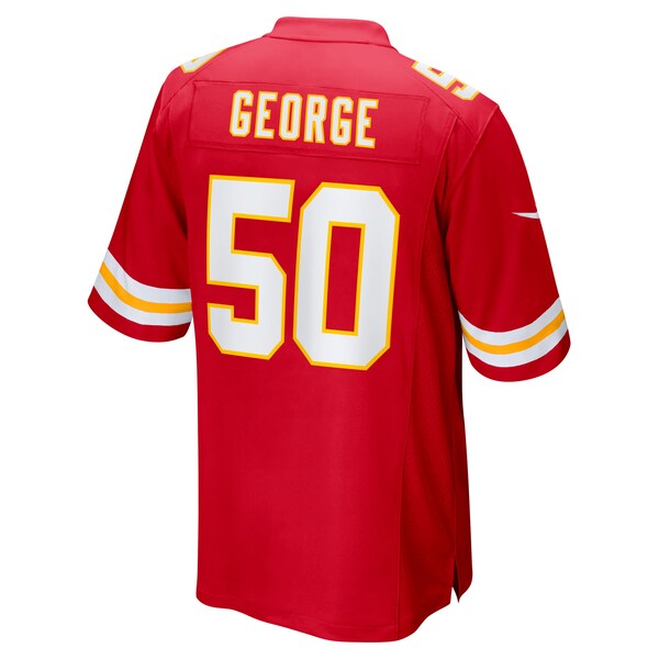 Brandon George Kansas City Chiefs Nike Team Game Jersey -  Red