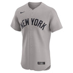 New York Yankees Nike Road Elite Jersey - Gray
