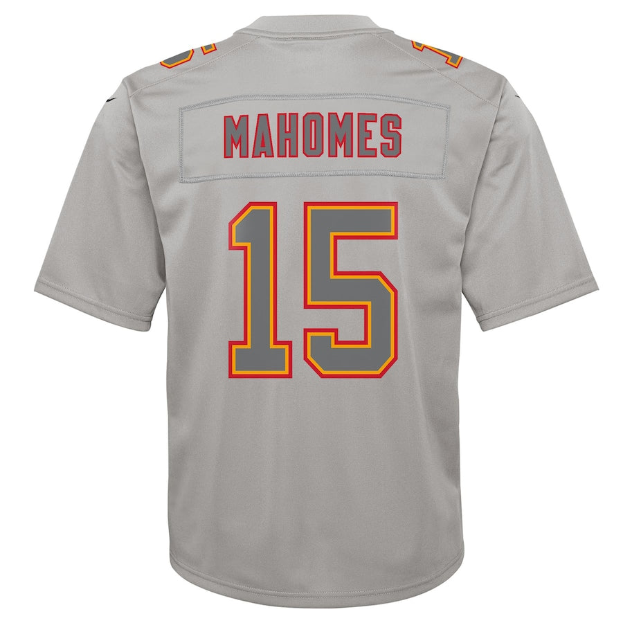 Patrick Mahomes Kansas City Chiefs Nike Youth Atmosphere Game Jersey - Gray