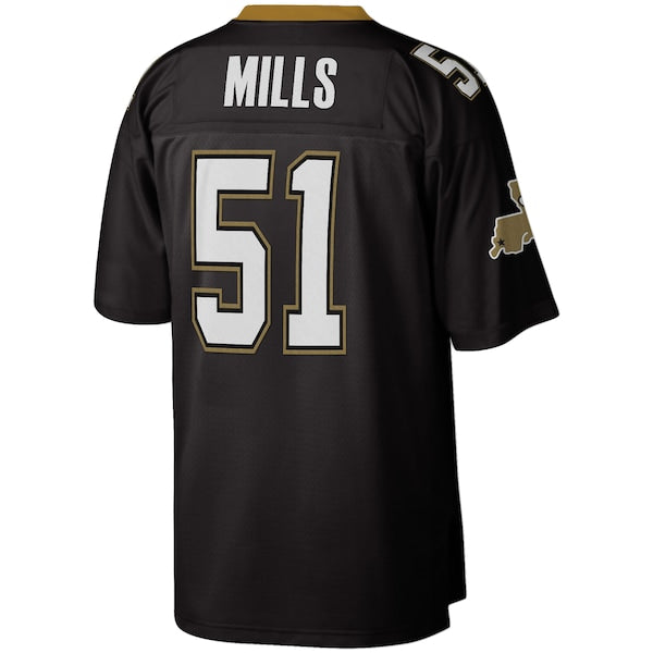 Sam Mills New Orleans Saints Legacy Replica Jersey - Black