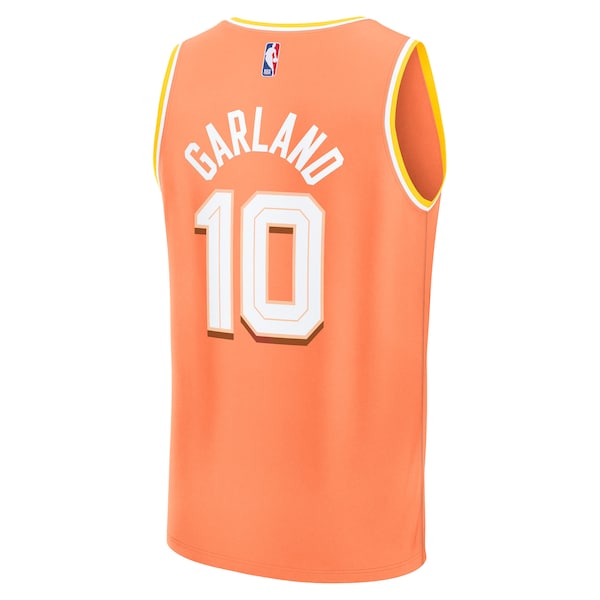Darius Garland Cleveland Cavaliers  2025/26 City Edition Fast Break Jersey - Orange
