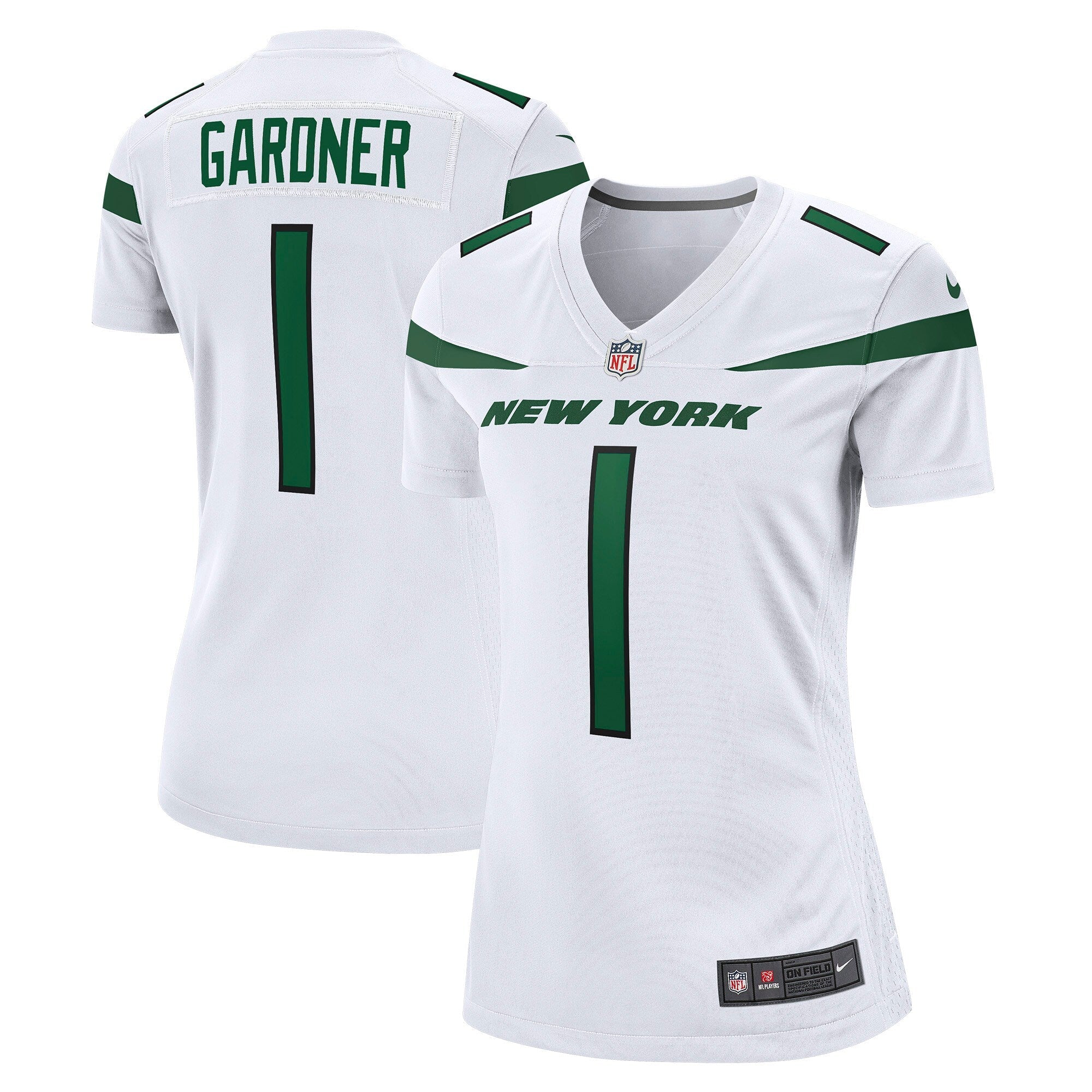 Ahmad Sauce Gardner New York Jets Nike Women's Player Jersey - Green/White