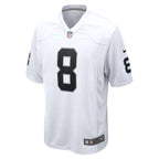 Josh Jacobs Las Vegas Raiders Nike Game Player Jersey - White/Black