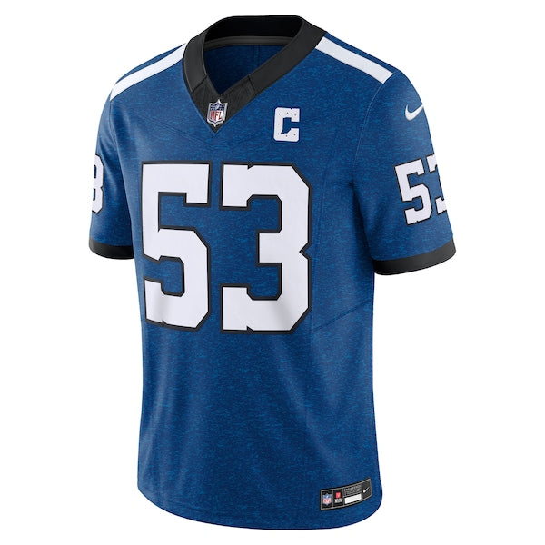 Shaquille Leonard Indianapolis Colts Nike Vapor F.U.S.E. Limited Jersey - Blue/Royal/White