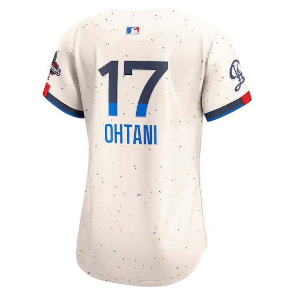 Shohei Ohtani Los Angeles Dodgers Nike Women's 2024 World Series Champions City Connect Limited Player Jersey - Cream