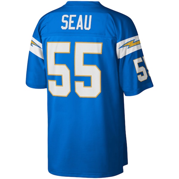 Junior Seau Los Angeles Chargers Big & Tall 2002 Retired Player Replica Jersey - Powder Blue