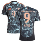 Harry Kane Bayern Munich adidas 2024/25 Away Replica Player Jersey - Black