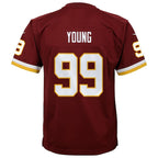 Chase Young Washington Football Team Nike Youth Game Jersey - Burgundy
