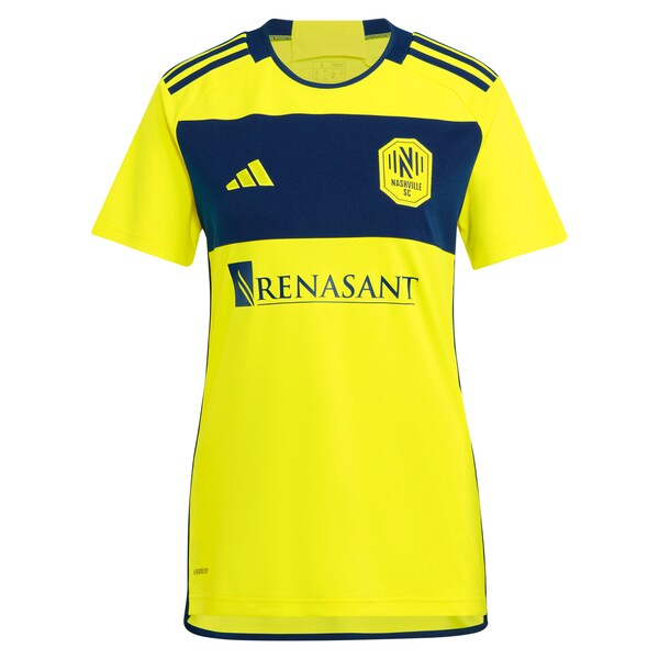 Nashville SC adidas Women's 2024 The 615 Kit Replica Jersey - Yellow