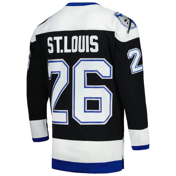 Martin St. Louis Tampa Bay Lightning 2004 Stanley Cup Champions Blue Line Player Jersey - Black