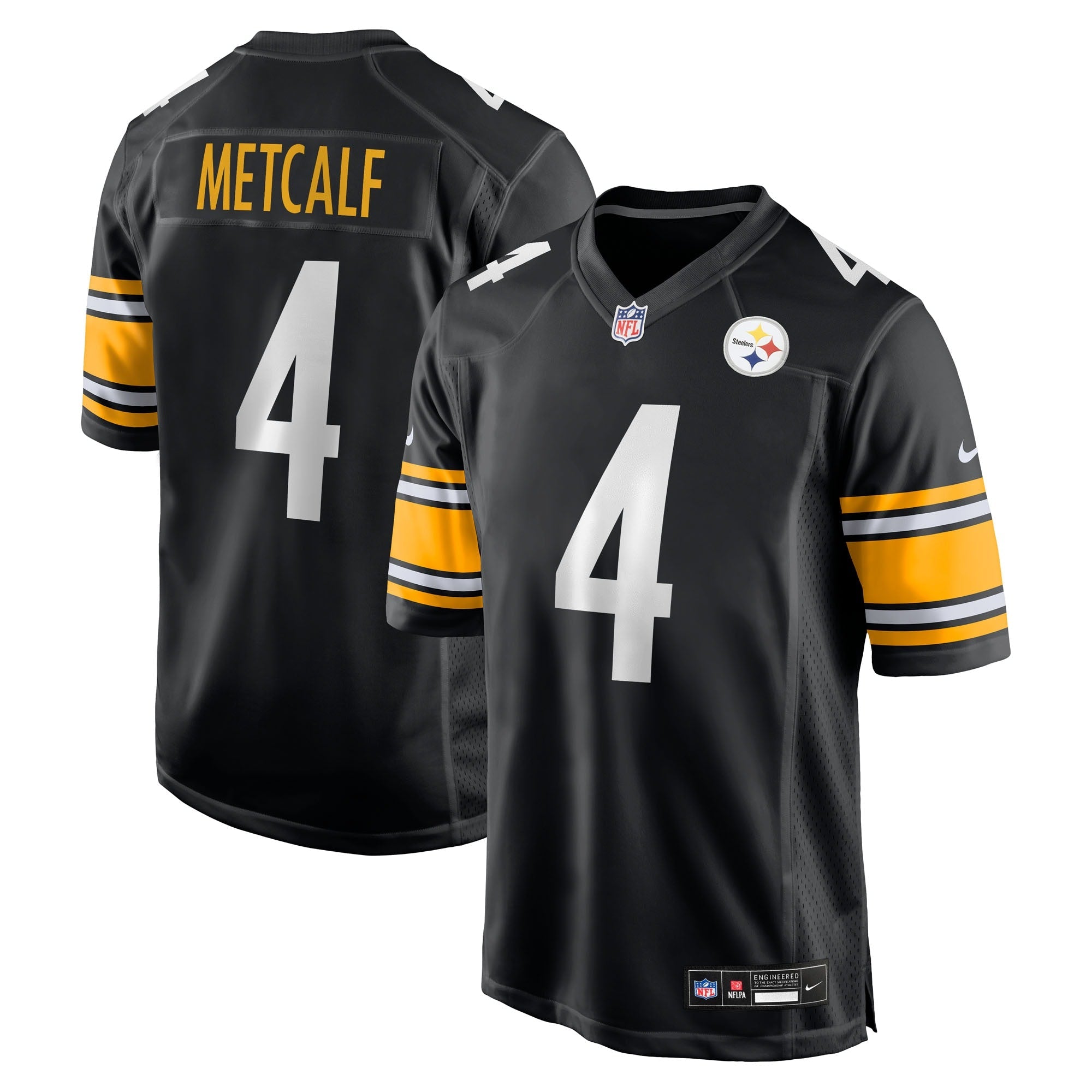 DK Metcalf Pittsburgh Steelers Nike Alternate 1933 Throwback Game Jersey - Gold/Black