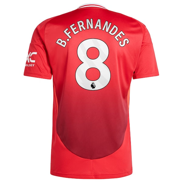 Bruno Fernandes Manchester United 2024/25 Home Replica Player Jersey - Red
