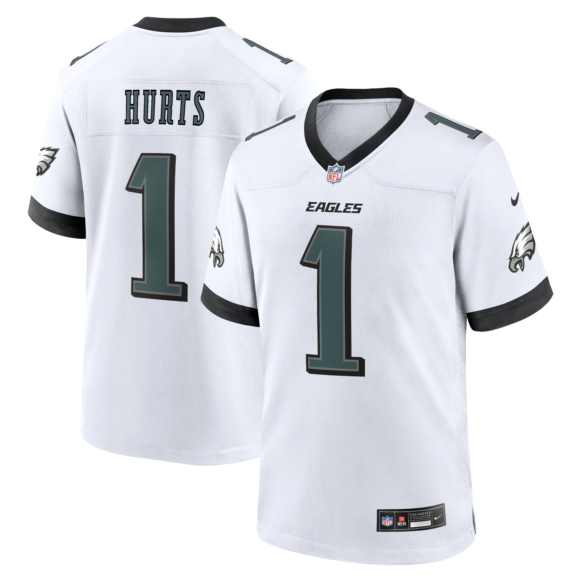 Jalen Hurts Philadelphia Eagles Nike Alternate Game Player Jersey - Kelly Green/White/Black/Green