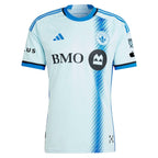 Giacomo Vrioni CF Montreal adidas 2024 Montréal Original Authentic Player Jersey - Light Blue