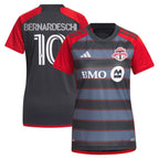 Federico Bernardeschi Toronto FC adidas Women's 2024 Club Kit Replica Player Jersey - Gray