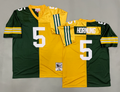 Paul Hornung Green Bay Packers Authentic Split Throwback Retired Player Jersey