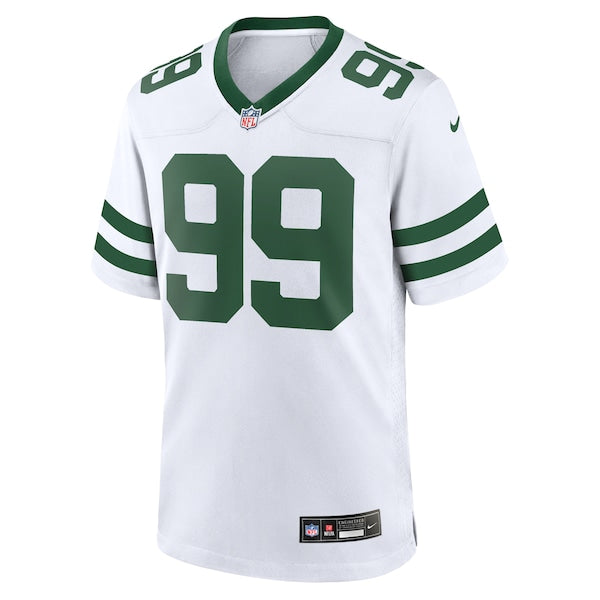 Mark Gastineau New York Jets Nike Legacy Retired Player Game Jersey - White/Green