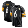 Patrick Queen Pittsburgh Steelers Nike Game Player Jersey - Black