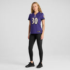 Trayvon Mullen Baltimore Ravens Nike Women's  Game Jersey -  Purple