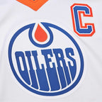 Wayne Gretzky Edmonton Oilers  1986/87 Blue Line Player Jersey - White