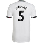 Harry Maguire Manchester United adidas 2022/23 Away Replica Player Jersey - White