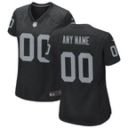 Las Vegas Raiders Nike Women's Custom Game Jersey - Black