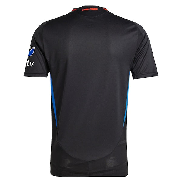 San Jose Earthquakes adidas 2025 Headliner Authentic Jersey - Black