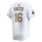 Will Smith Los Angeles Dodgers Nike 2025 Gold Collection Limited Jersey – White