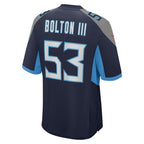 Curtis Bolton III Tennessee Titans Nike Team Game Jersey -  Navy