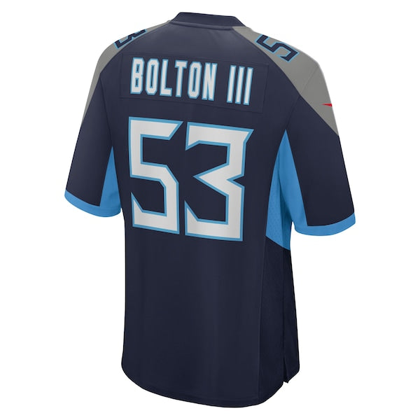 Curtis Bolton III Tennessee Titans Nike Team Game Jersey -  Navy