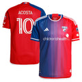 Luciano Acosta FC Dallas adidas 2024 After Burner Authentic Player Jersey - Navy