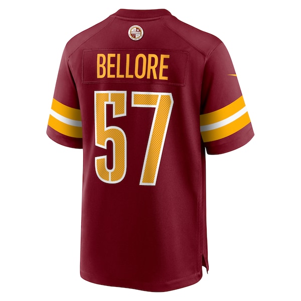 Nick Bellore Washington Commanders Nike Team Game Jersey -  Burgundy