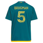 Gastón Brugman LA Galaxy adidas Youth 2024 LA Kit Replica Player Jersey - Green