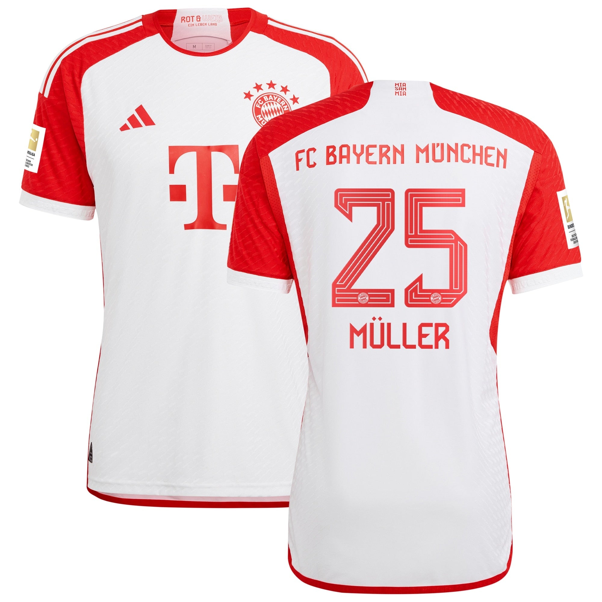 Thomas Müller Bayern Munich adidas 2023/24 Away Authentic Player Jersey - Black/White