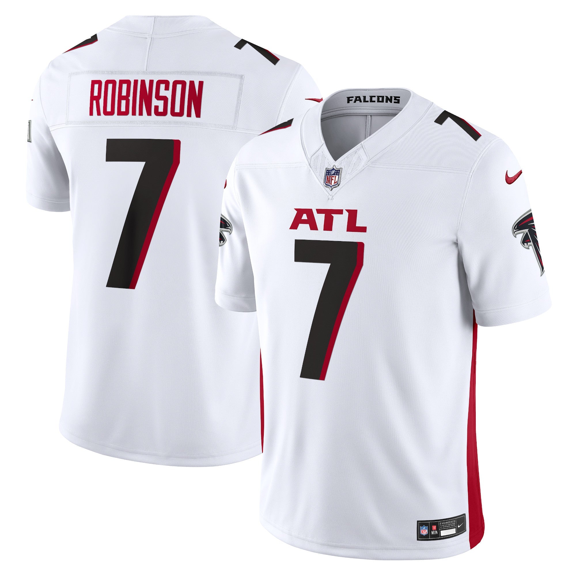 Bijan Robinson Atlanta Falcons Nike Alternate Vapor F.U.S.E. Limited Jersey - Black/White
