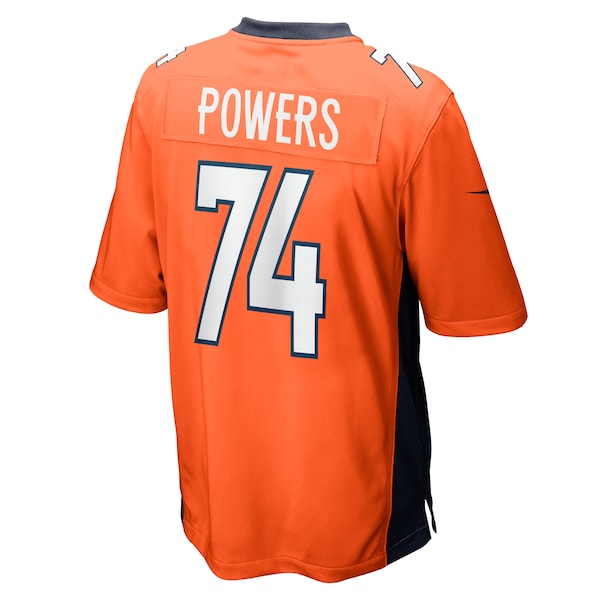 Ben Powers Denver Broncos Nike Game Player Jersey - Orange