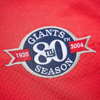 Eli Manning New York Giants 2004  Authentic Throwback Retired Player Jersey - Red