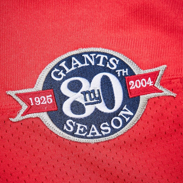 Eli Manning New York Giants 2004  Authentic Throwback Retired Player Jersey - Red