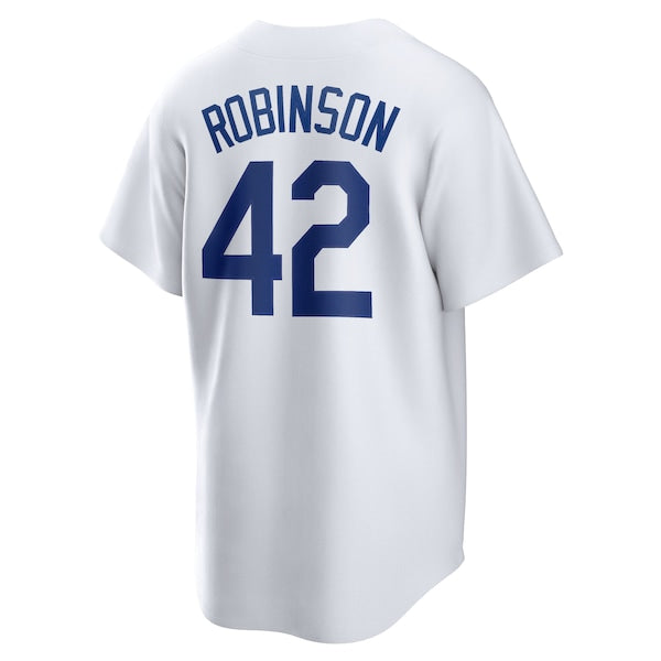 Jackie Robinson Brooklyn Dodgers Nike Home Cooperstown Collection Player Jersey - White