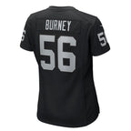 Amari Burney Las Vegas Raiders Nike Women's  Game Jersey -  Black