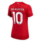 Alexis Mac Allister Liverpool Nike Women's 2023/24 Home Replica Player Jersey - Red/White