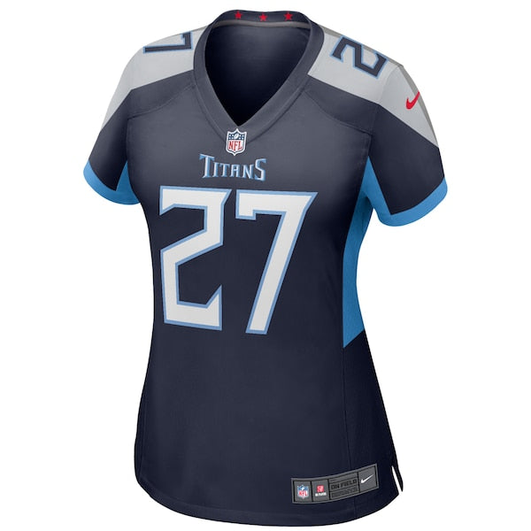 Eddie George Tennessee Titans Nike Women's Game Retired Player Jersey - Navy/Light Blue