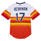 Lance Berkman Houston Astros 2004 Cooperstown Collection Authentic Throwback Jersey - White