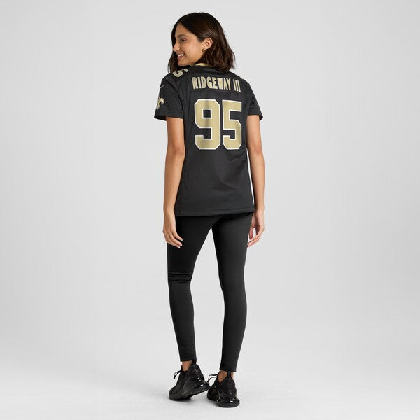 John Ridgeway III New Orleans Saints Nike Women's  Game Jersey -  Black