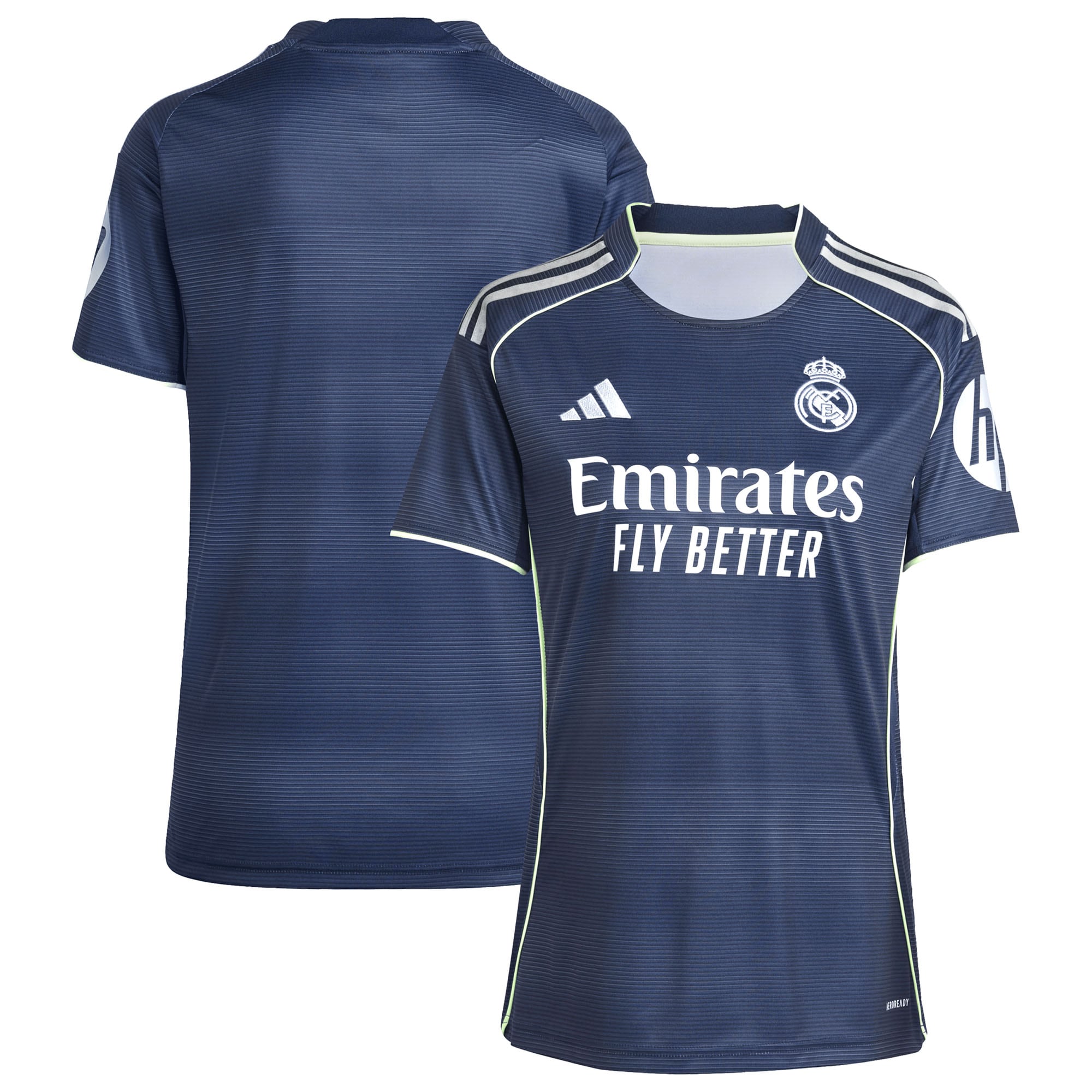 Los Merengues adidas Women's 2025/26 Home Replica Jersey - White/Blue