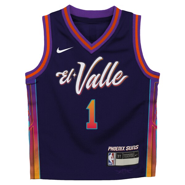 Devin Booker Phoenix Suns Nike Toddler Swingman Replica Jersey - City Edition - Purple