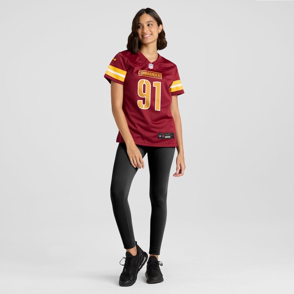 Carl Davis Jr. Washington Commanders Nike Women's Team Game Jersey -  Burgundy