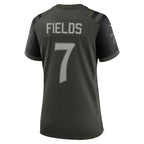 Justin Fields New York Jets Nike Women's 2025 Rivalries Collection Game Jersey - Gotham Green